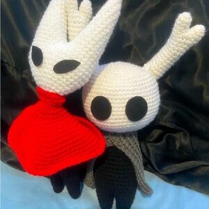 Hollow Knight and Hornet plushes
Handmade